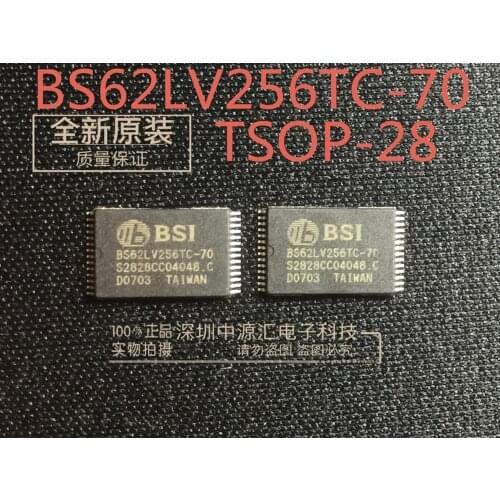 5pcs 100% new original BS62LV256TC-70 TSOP-28 in sto ck