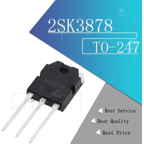 5PCS 2SK3878 TO-247 K3878 TO-3P 3878 TO3P new MOS FET transistor
