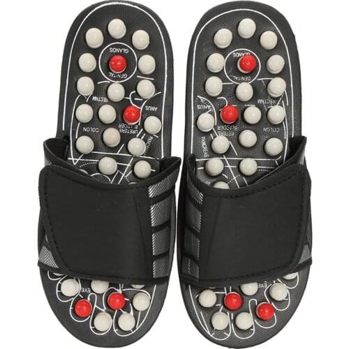 Hot Sale 1 Pair Reflexology Sandals Foot Massager Slippers Acupressure Acupuncture Shoes Dropshipping