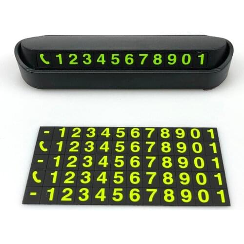 Car Styling Temporary Parking Card For Ford Focus Fusion Escort Kuga Ecosport Fiesta Falcon Mondeo Taurus EVEREST