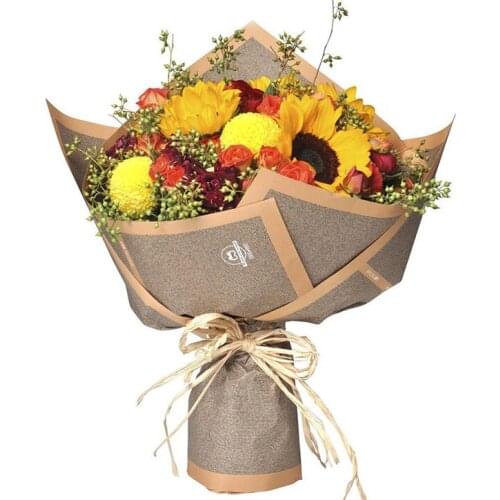 Flower Bouquet Packaging Paper Florist Supplies Gift Box Wrapping Paper DIY Crafts Handmade Material Decor for Home Color Wrap