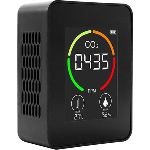 Air Monitor CO2 Carbon Dioxide Detector Greenhouse Warehouse Air Quality Temperature Humidity Monitor Fast Measurement Meter