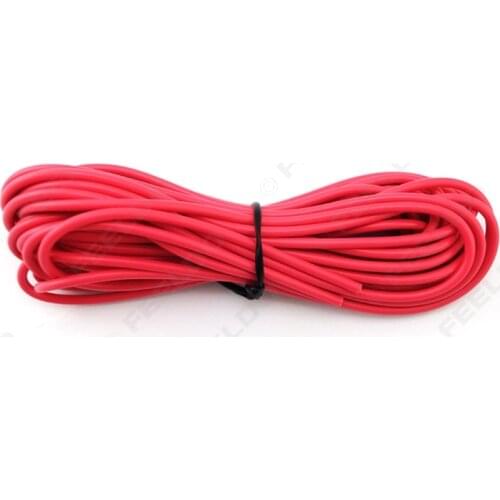 FEELDO 1PC 24AWG 5meters Power Cord Wire For Car Head Unit Radio Amplifier Signal Cable #FD-2187