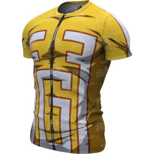 2021 T-shirt Anime Harajuku Top Summer Fashion Round Neck Cosplay Anime characters Series Clothing Large Size Street Clothing