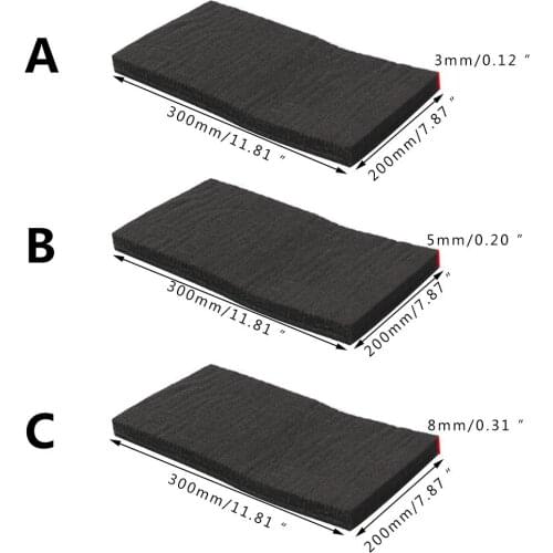 2 Sheets Graphite Carbon Fiber Felt Soft High Temperature Carbon Fiber For Contamination Adsorption Cleaning