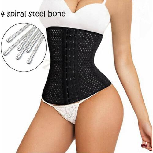 FLORATA Waist Trainer Corset Body Slimmer Shaper Tummy Control Breathable Weight Loss Workout Corset Slimming Shapewear Belt