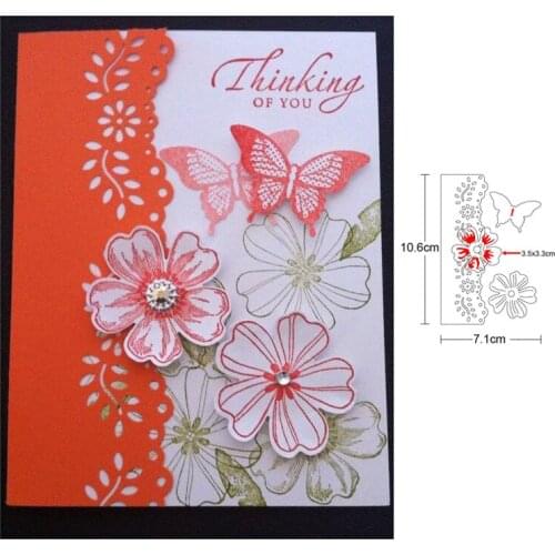 Metal Cutting Dies flower butterfly frame DIY Scrapbooking Paper Cards Stencil Embossing Decorative Craft die new 2020