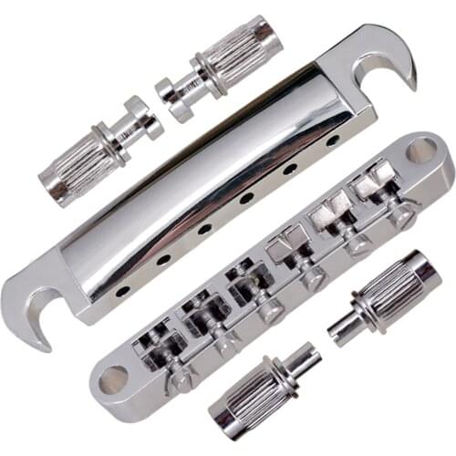 Multi-function Roller Saddle Bridge Tune-O-Matic Roller Saddle Bridge for Gibson LP SG Electric Guitar Accessories