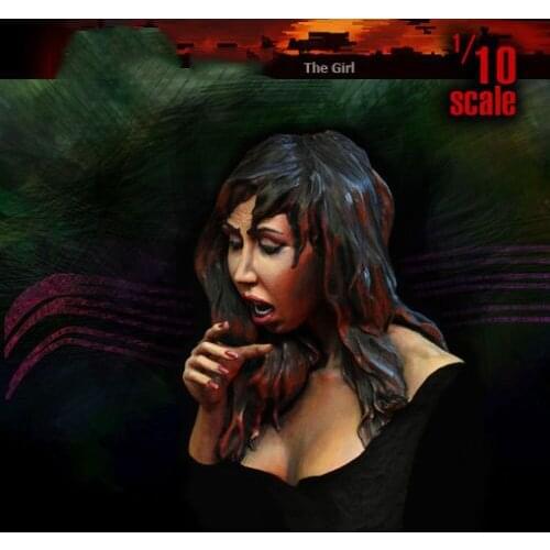 1/10 Resin Model Building Kit Bust That girl