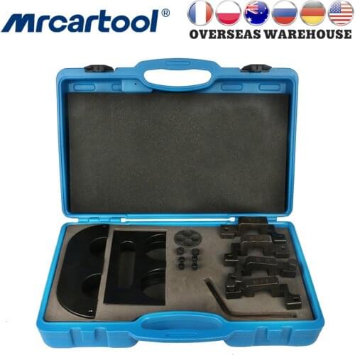 MR CARTOOL Engine Camshaft Alignment Timing Locking Master Tool Kit Set Fixtures Turning Tool For BMW S85 M5 M6 E60 E63 Timing