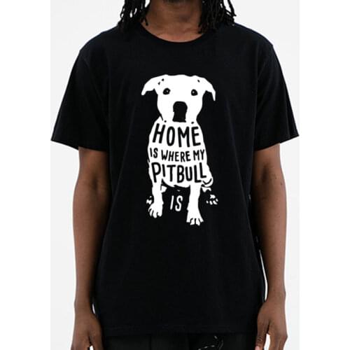 Summer Home Is Where My Pitbull Is Quote Xmas Christmas Funny Christmas Mens T Shirt Tshirt Men Cotton Short Sleeve T-shirt Top