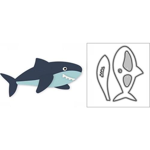 New Lively Shark Animal 2020 Metal Cutting Dies for DIY Scrapbooking Paper and Card Making Decorative Embossing Mold No Stamps