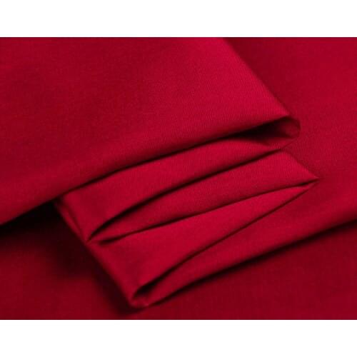 Silk Wool Twill Fabric140cm width 32mm/48%Silk+52%Natural Silk Fabric Suits Plush Fabric Wedding Party Dress Fabric 57Scarlet