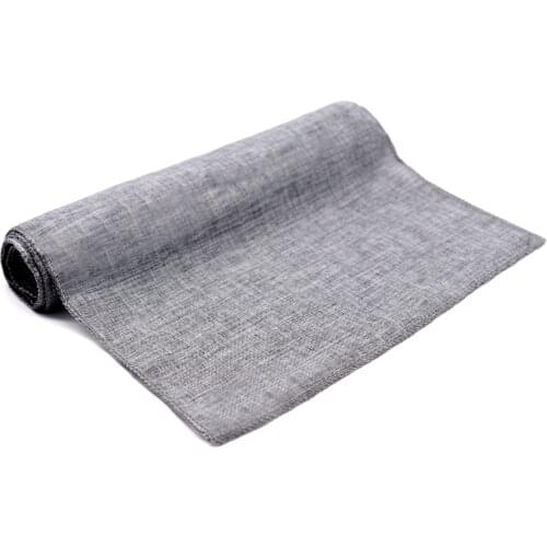 Natural Imitated Linen Table Runners Vintage Soft Table Runner Gray Home Hotel Rustic Wedding Christmas Party Table Decoration