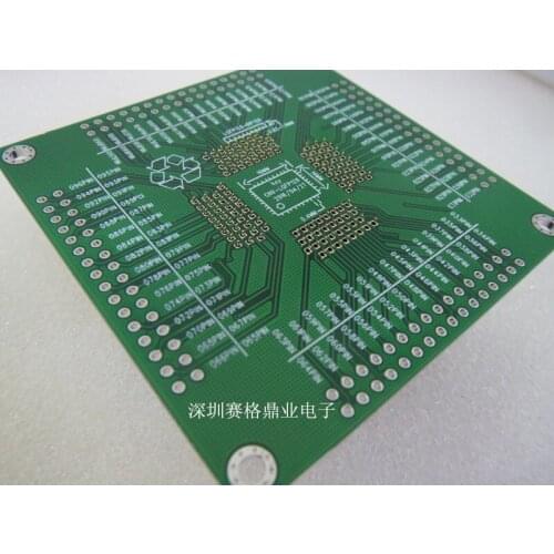 QFP128 TQFP128/DIP128 0.4mm test seat socket board circuit board 1pcs/lot