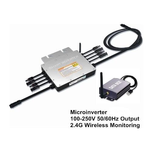 1000W 1200W 1400W On Grid Solar power inverter 18-50VDC TO AC 110/220v Solar Grid Tie Micro Inverter or +2.4G Wireless Monitor