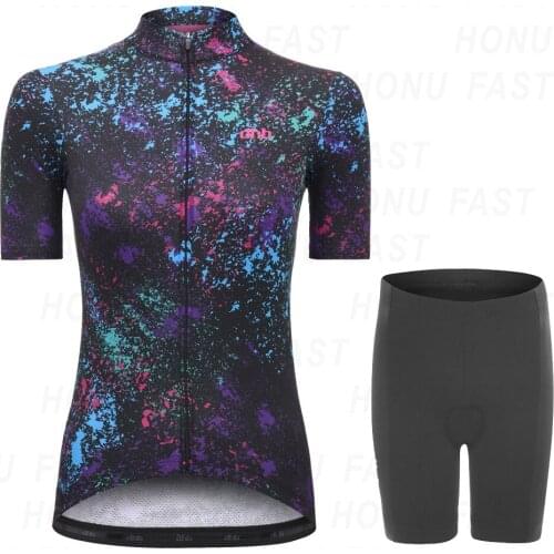 Women Cycling Jersey DHB Bike Jerseys Short Sleeves Summer MTB Bike Cycling Jerseys Set 2021 Road Clothing Cycling Clothing