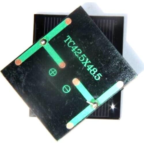 0.36W 2V Solar Cell Polycrystalline Solar Panel DIY Solar System Charger Education Kits 42.5*48.5MM 10pcs FreeShipping