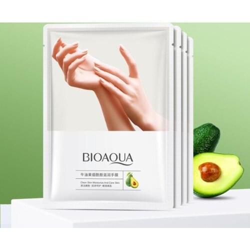 1pc Avocado Niacinamide Moisturizing Hand Mask Exfoliating Tender and Smooth Gentle Care Hand Mask