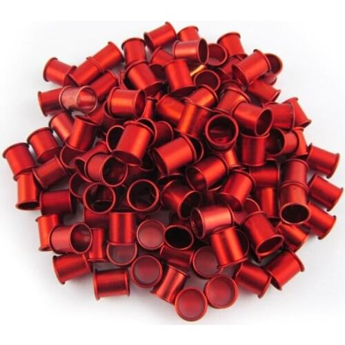 1000 pcs 8 mm Pigeon foot rings Aluminum Ring Birds identification tools 5 colors Bird tools wholesale