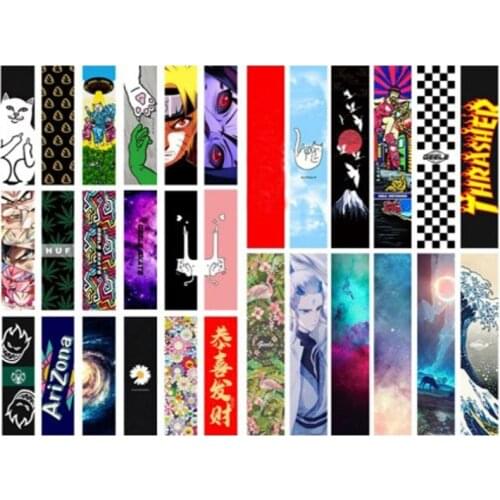 120*25cm Skateboard Sandpaper Scooter Cruiser Griptape Longboard Deck Sticker Sand Paper Skate Board Abrasive Non-slip