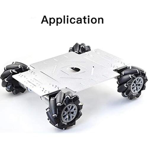 15KG Load 96mm Omni Mecanum Wheel with 6mm TT Hubs for Arduino Raspberry Pi DIY STEM Robot Car Chassis Toy Parts