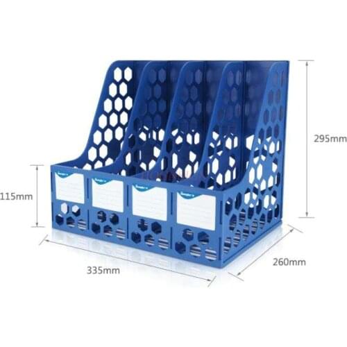 Quadruple file box / data rack / office table file basket office supplies file storage