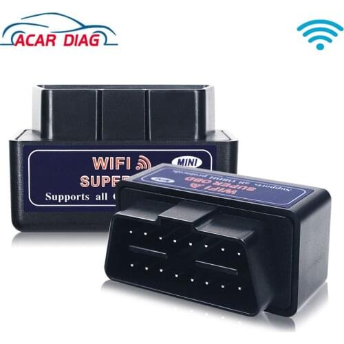 Top Scanner Automotivo OBD2 Car Accessories ELM327 V1.5 Wifi Hardware V1.5 Interface ELM 327 OBD Tester Diagnostic-tool