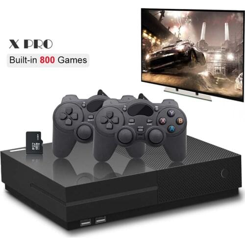 XPro Video Game Console PS1 HD TV Game 64Bit 800 Classic Family Retro Games X Pro Box PS1 Video Game Player & Gamepad