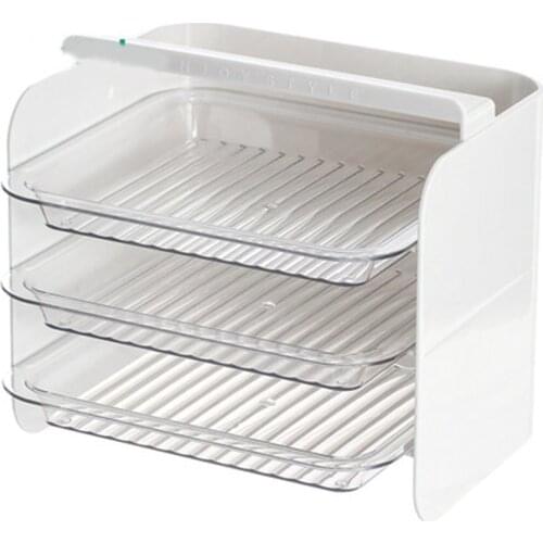 Kitchen Prepare Dishes Rack Home Table Hot Pot Vegetables Fruit Display Shelf Organizer Kitchen Storage Collapsible Dish Holder