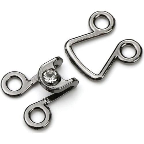 100pcs Metal Coat Buckle Stealth Hook Buttons Invisible Dark Buckle Clothing Accessories button jewelry