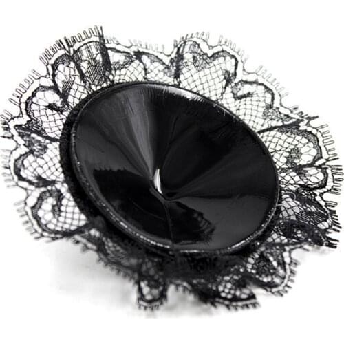 Fashion Women Sexy Lace Round Exotic Pasties Nipper Cover Nipple Cover Black For Women