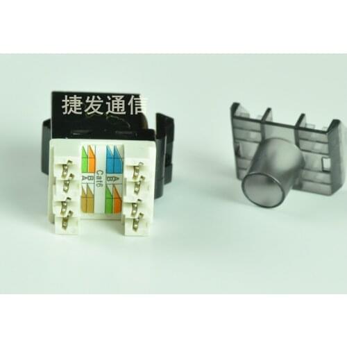 5pcs RJ45 CAT6 Keystone Jack Module Network Connector free shipping