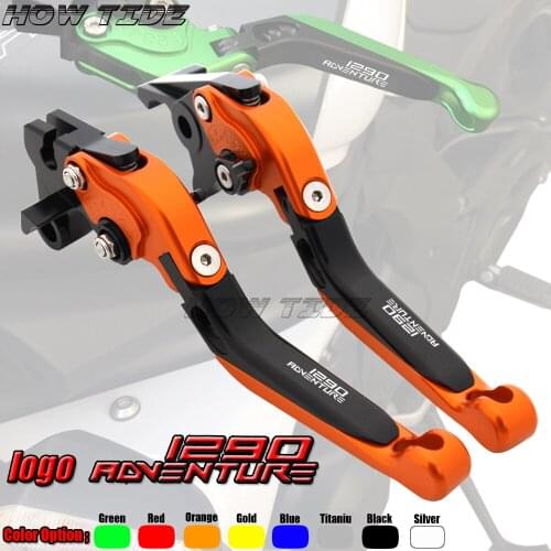 Motorcycle Folding Extendable CNC Moto Adjustable Clutch Brake Levers For KTM Super Adventure 1290 2015 2016