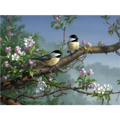 Bird Animal DIY Cross Stitch Embroidery 11CT Kits Craft Needlework Set Printed Canvas Cotton Thread Home Decoration Sale