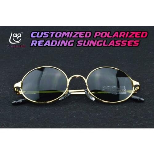!!!Polarized reading sunglasses!!! Round vintage gold Ozzy style POLARIZED SUNGLASSES +1.0 +1.5 +2.0 +2.5 +3.0 +3.5 +4.0