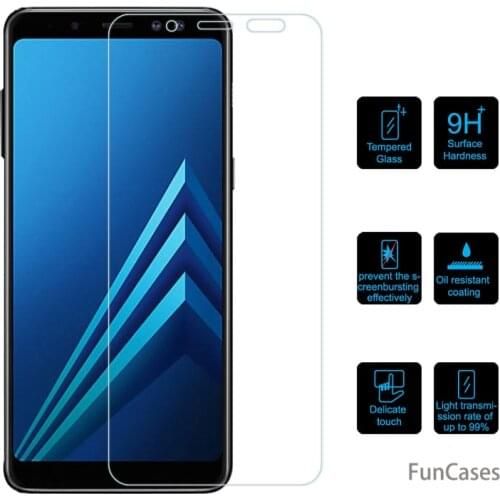 9H 0.26 MM Tempered Glass For Samsung Galaxy J3 J4 J6 J8 2018 Screen Protector Film For Samsung A6 A8 Plus 2018 Protective Glass