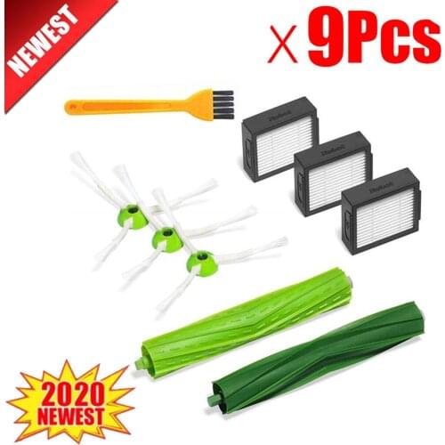 Hepa Filter+Side Brush+Brush Roll Replacement for iRobot Roomba i7 E5 E6 I Series Robot Vacuum Cleaner Spare Parts