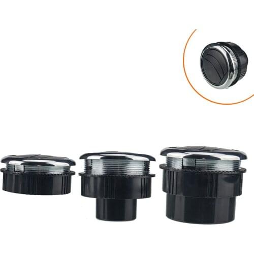 Knob Type With Electroplating Air Outlet RV Bus Modified Circular Universal Air Conditioning Air Outlet
