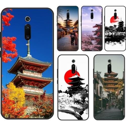 Japanese Temple Kyoto Case For POCO X3 Pro F1 F2 M3 F3 Cover For Xiaomi Mi 11 Lite Ultra Mi 10T Pro Note 10 Lite