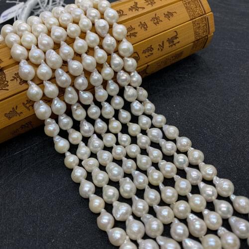 Pearl Beads Round Beads Used for Jewelry Making Natural Freshwater Irregular Pearl Bracelet Necklace DIY Accessories 1 Strand