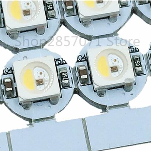 10~1000pcs SK6812 ( Similar to WS2812B ) RGBCW Addressable LED Pixel Chips Matrix on Heat Sink PCB Board for Arduino DIY 5V DC