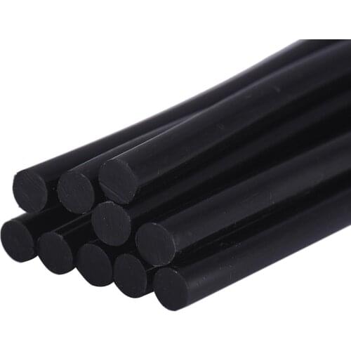 10pcs 7x190mm Black Hot Melt Glue Stick For Heat Pistol Glue High Viscosity Glue Glue Repair Tool Kit