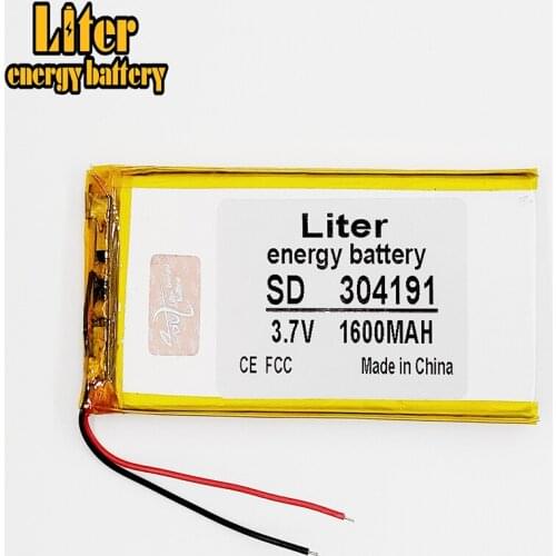 304191P 3.7V KEBE PL304191 304192 PL304190 1600MAH LI- ION POLYMER battery for china clone S6 S9600 MTK phone