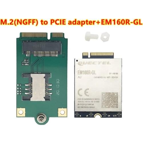 M.2 NGFF to Minipcie adapter with SIM card slot transfer card for EM12-G EM06-E SIM7600G-H-M2 EM160R-GL
