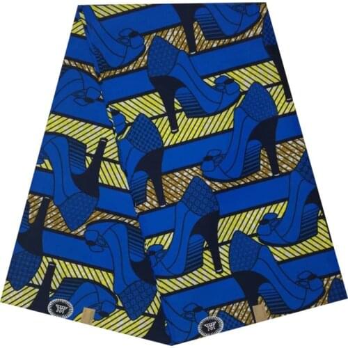 African wax veritable ankara Printed in fabric block cotton wax 100% cotton ankara hot sale for african woman V-L 534