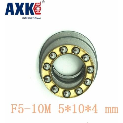 AXK 10pcs Free Shipping Axial Ball Thrust Bearings F5-10m 5*10*4 Mm Plane Bearing Abec5