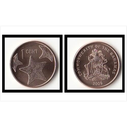 Bahamas 1 Cents America Coins Decor New Original Coin UNC Commemorative Edition 100% Real