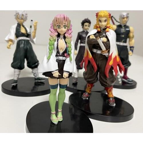 Anime Demon Slayer Figurine Model Kimetsu No Yaiba Q Posket Kamado Tanjirou Kamado Nezuko Agatsuma Zenitsu Figures Toys