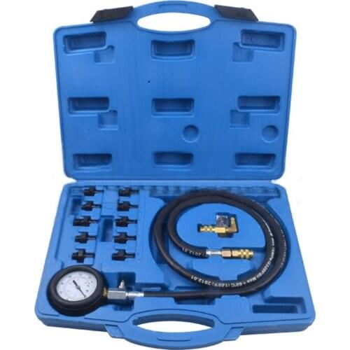 Engine Oil Pressure Test Kit Tester Low Oil Warning Devices Car Garage Tool